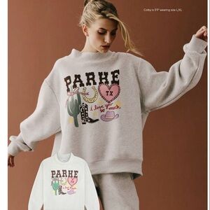 Sold Out S/M Parke Texas Graphic Mockneck